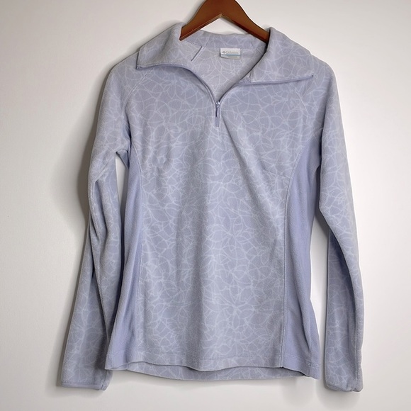 Columbia 1/4 Zip Pullover Fleece Sweatshirt Medium - Picture 1 of 9